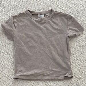Casual Taupe T-Shirt